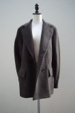 画像2:  AURALEE　 BRUSHED SURI ALPACA MOHAIR JAQUARD JACKET　 col.DARK BROWN (2)