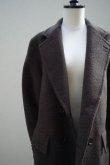 画像3:  AURALEE　 BRUSHED SURI ALPACA MOHAIR JAQUARD JACKET　 col.DARK BROWN (3)