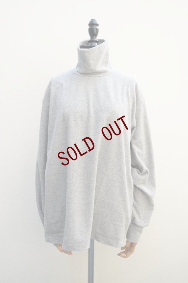 画像2: Sans limite　 TCパイル細トックリ　 col.TOP GREY