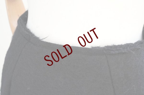 画像3:  AURALEE　 BRUSHED ALPACA WOOL MELTON SKIRT　 col.BLACK