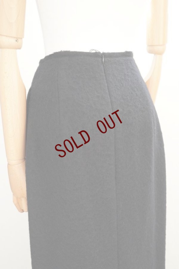 画像4:  AURALEE　 BRUSHED ALPACA WOOL MELTON SKIRT　 col.BLACK