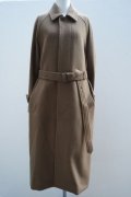  AURALEE　 CASHMERE WOOL MOSSER SOUTIEN COLLAR COAT　 col. BROWN