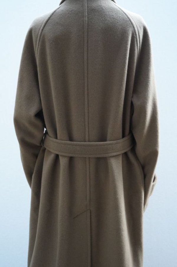 画像9:  AURALEE　 CASHMERE WOOL MOSSER SOUTIEN COLLAR COAT　 col. BROWN
