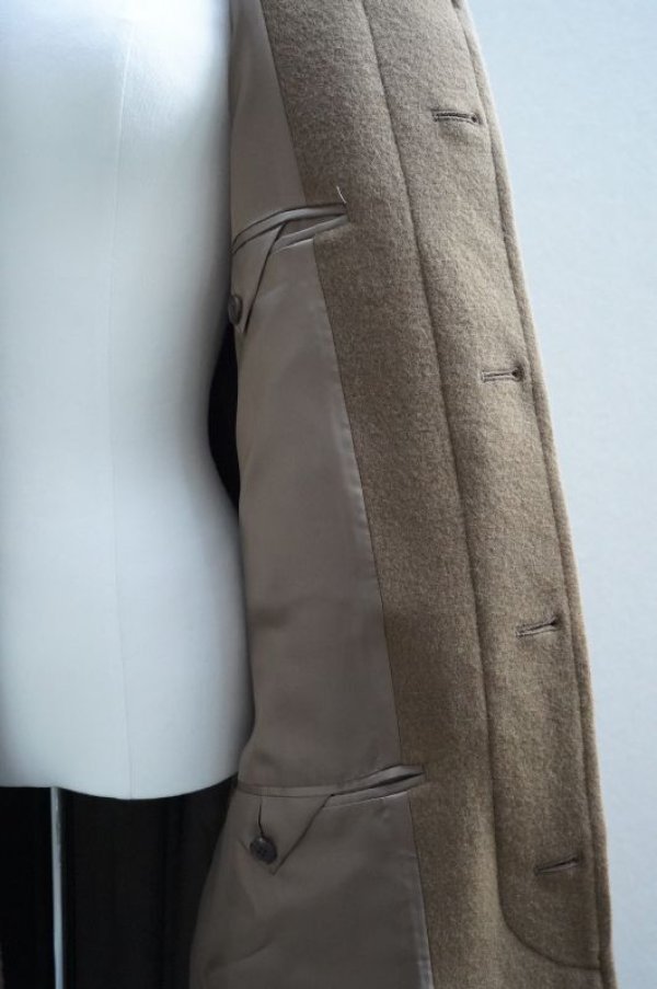 画像13:  AURALEE　 CASHMERE WOOL MOSSER SOUTIEN COLLAR COAT　 col. BROWN