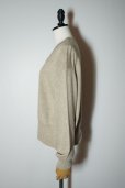 画像4:  AURALEE　 SUPER FINE CASHMERE SILK V-NECK P/O　 col.TOP BEIGE