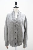 画像2: eleven 2nd   Yak Chunky V-neck Cardigan  col.Grey (2)