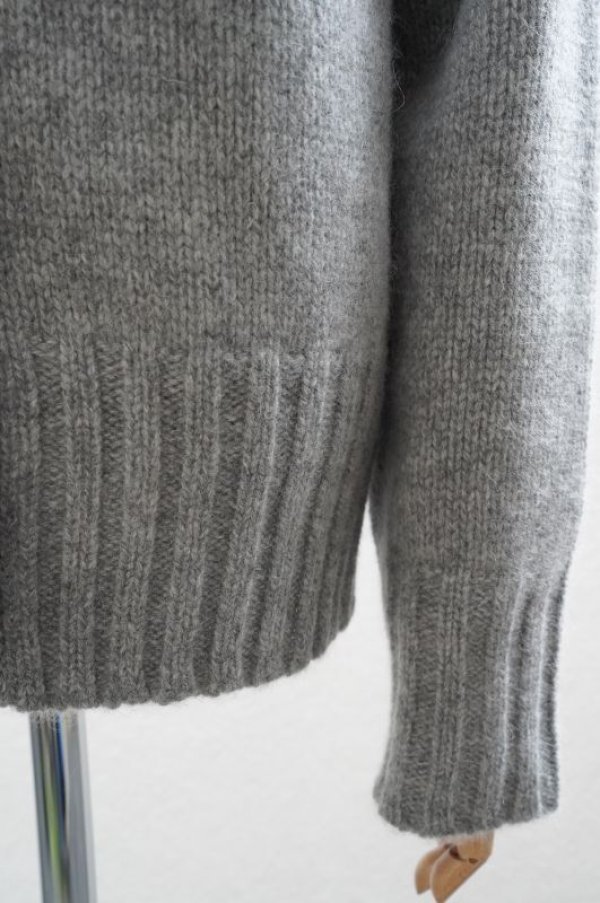 画像4: eleven 2nd   Yak Chunky V-neck Cardigan  col.Grey