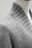 画像7: eleven 2nd   Yak Chunky V-neck Cardigan  col.Grey (7)