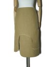 画像2: 50%0FF BOWTE　 DOUBLE CLOTH HEM EMBROIDER　 col. OCHRE (2)