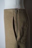 画像9: 50%0FF BOWTE　 DOUBLE CLOTH HEM EMBROIDER　 col. OCHRE (9)
