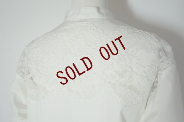 画像9: BOWTE　 LACE PANELED SHIRT　 col. WHITE
