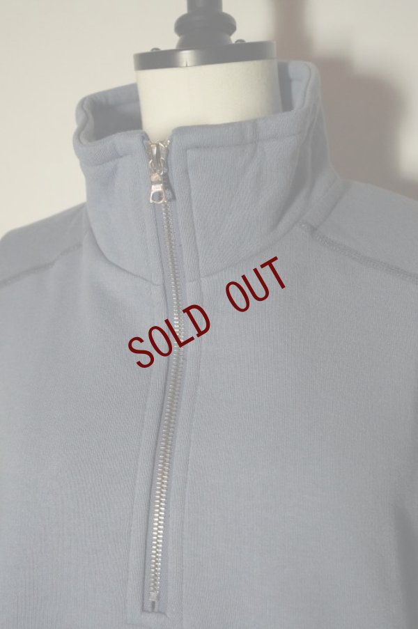 画像4: BOWTE　 LOOPWHEEL TERRY HALF ZIP TOPS 　 col.DENIM BLUE