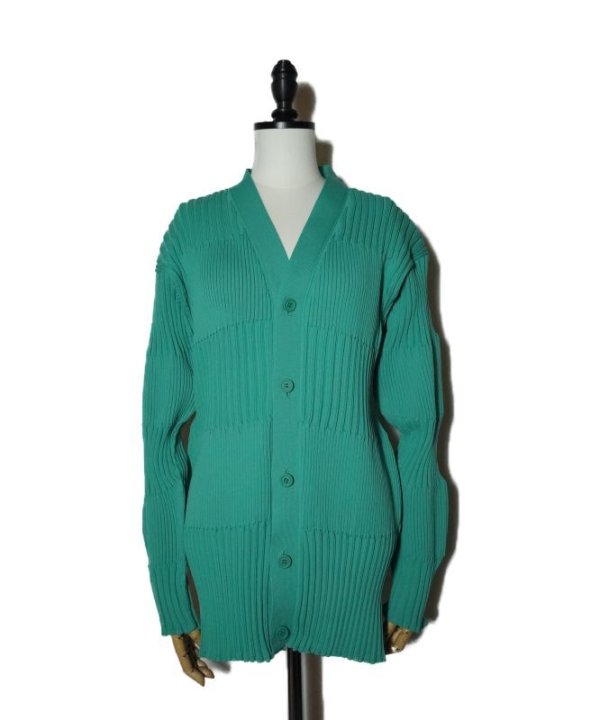 画像1: CFCL　 FLUTED CARDIGAN1　 col.EMERALD (1)