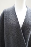 画像3: TENNE HANDCRAFTED MODERN  NO COLLAR KNIT JACKET  col.CHARCOAL (3)