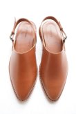 画像1: Cristaseya　 16PV-CO　 LEATHER SLIPPER　 col.COGNAC (1)