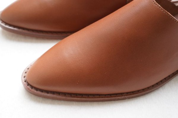 画像6: Cristaseya　 16PV-CO　 LEATHER SLIPPER　 col.COGNAC