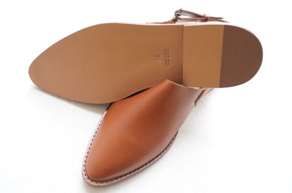画像7: Cristaseya　 16PV-CO　 LEATHER SLIPPER　 col.COGNAC