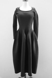 CFCL POTTERY SLEEVELESS BUST FLARE DRESS col.BLACK - rollot