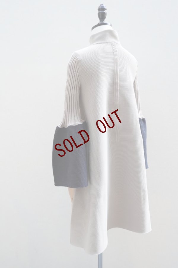 画像6: CFCL　 POTTERY GLITTER LONG BELL SLEEVE FLARE MINI DRESS　 col.BEIGE-BLACK