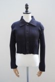 画像2: CFCL　 FLUTED CROPPED SHIRT CARDIGAN 　 col.BLACK (2)