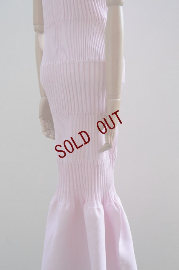 画像2: CFCL　 FLUTED  SLEEVELESS MERMAID DRESS　 col.PASTEL PINK