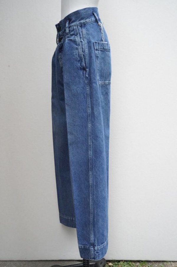 画像6: TANAKA　 THE WIDE JEAN TROUSERS　 col.VINTAGE BLUE