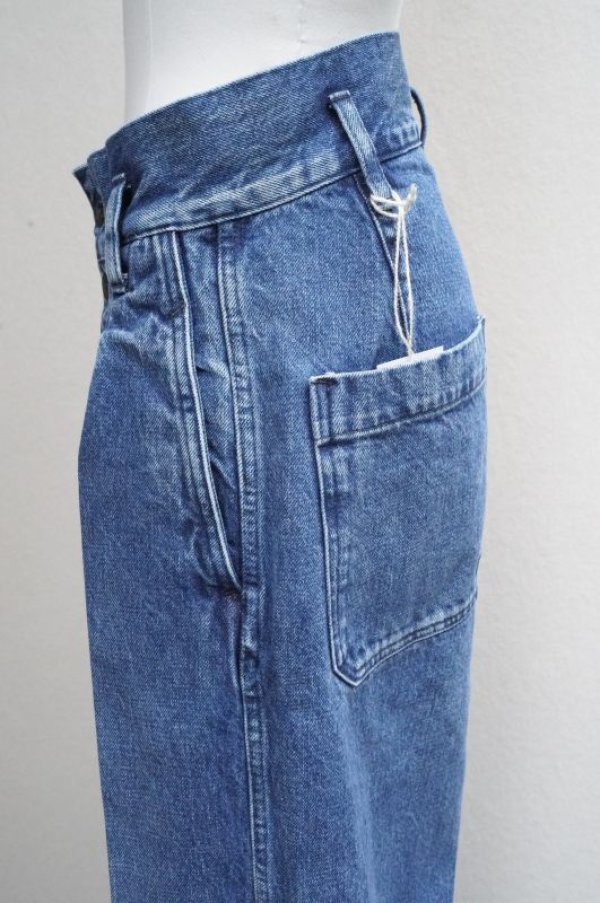 画像7: TANAKA　 THE WIDE JEAN TROUSERS　 col.VINTAGE BLUE