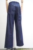 画像6: TANAKA　 WORK JEAN TROUSERS　 col.RINSED BLUE (6)