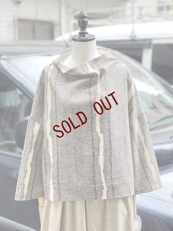 画像4: humoresque　 bottleneck pullover　 col.ivory × charcoal