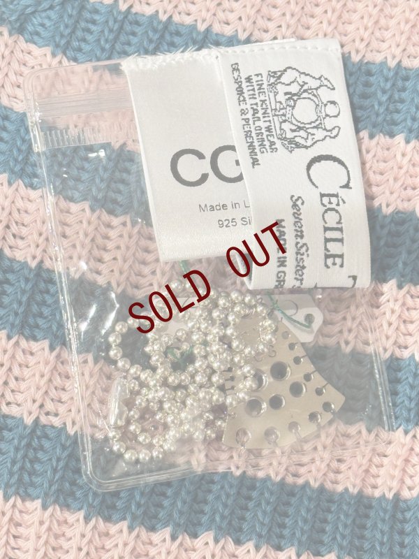 画像6: Cecile Tulkens　 CHARM NECKLACE CC-STEDING BELL CHARM SILVER 925 JEWELLERY 　 col. SILVER