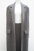 画像12:  AURALEE　 LAMA SHETLAND WOOL TWEED SKIRT 　 col. KHAKI TWEED (12)