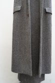 画像13:  AURALEE　 LAMA SHETLAND WOOL TWEED SKIRT 　 col. KHAKI TWEED (13)