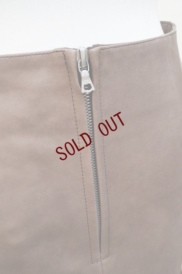 画像5: -50%  AURALEE　 HEAVY LAMB LEATHER MINI SKIRT 　 col. DARK BROWN