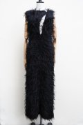 KAKAN　 SWAN FUR DRESS 　 col. BLACK