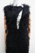 画像2: KAKAN　<br />SWAN FUR DRESS 　<br />col. BLACK (2)