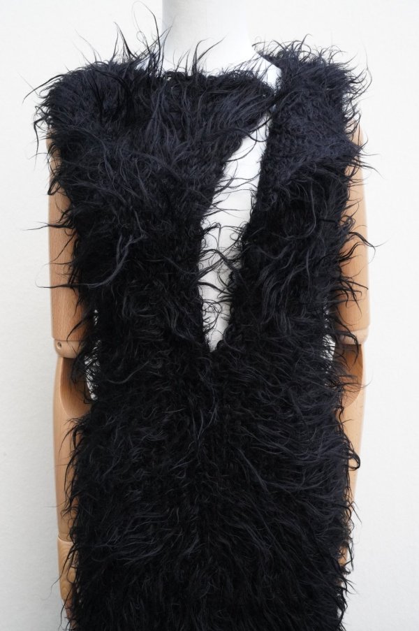 画像2: KAKAN　 SWAN FUR DRESS 　 col. BLACK