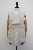 画像1: KAKAN　<br />SWAN FUR VEST 　<br />col. WHITE (1)