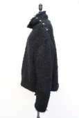 画像2: KAKAN　<br />HIGHNECK FUR PULLOVER 　<br />col. BLACK (2)