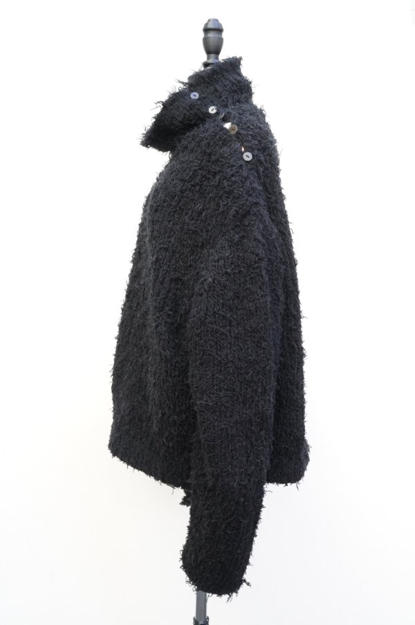 画像2: KAKAN　 HIGHNECK FUR PULLOVER 　 col. BLACK