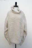 画像1: KAKAN　<br />HIGHNECK FUR PULLOVER 　<br />col. WHITE (1)