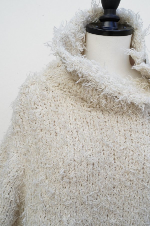 画像2: KAKAN　 HIGHNECK FUR PULLOVER 　 col. WHITE