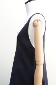 画像3: BOWTE　 WOSTED DOESKIN MIDDLE DRESS　 col.DARK NAVY