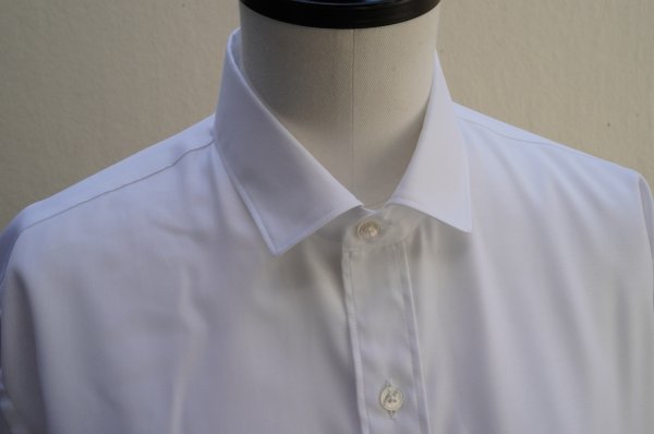 画像2: BOWTE　 SEMI SPREAD COLLAR SHIRT　 col.WHITE