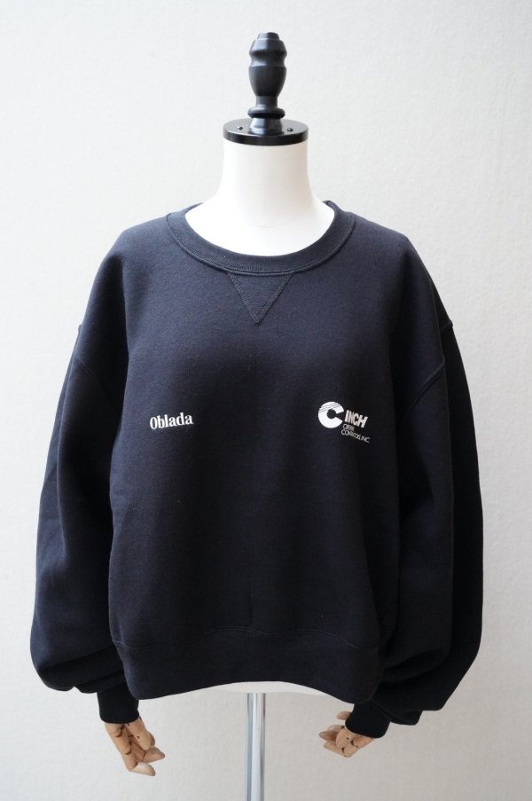 画像1: Oblada　 CINCH CREATIVE SWEAT　 col.BLACK