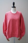 画像1: Oblada　<br>FADE ROBIN SWEAT　<br>col.RED (1)