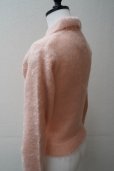 画像6:  AURALEE　 BRUSHED SUPER KID MOHAIR KNIT SHORT POLO 　 col. PINK BEIGE