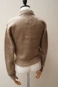 画像5:  AURALEE　 BRUSHED SUPER KID MOHAIR KNIT SHORT POLO 　 col. GRAY BEIGE