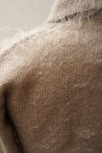 画像6:  AURALEE　 BRUSHED SUPER KID MOHAIR KNIT SHORT POLO 　 col. GRAY BEIGE