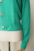 画像3:  AURALEE　 WOOL CASHMERE SILK KNIT CARDIGAN 　 col. AQUA GREEN (3)