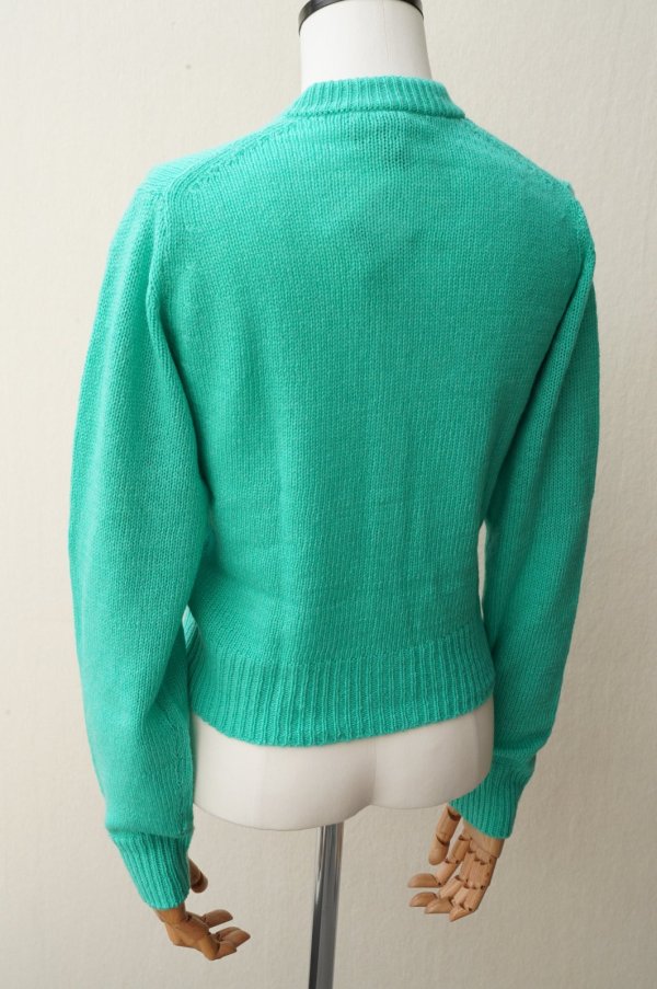 画像5: -50%  AURALEE　 WOOL CASHMERE SILK KNIT CARDIGAN 　 col. AQUA GREEN